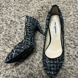Tweed Karl Lagerfiled Heels